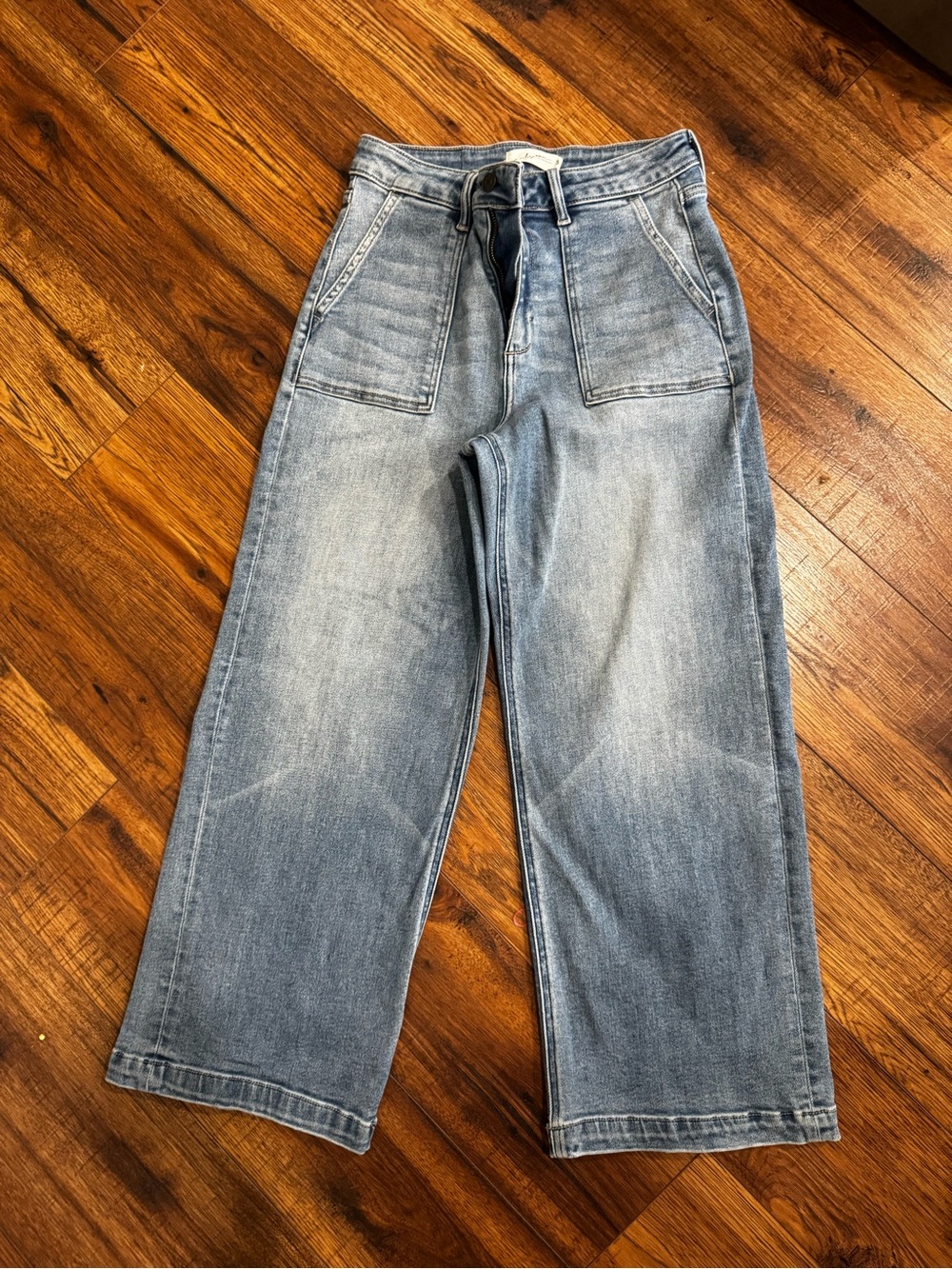 CJLA Hendrix Light Wash Wide-Leg Jeans